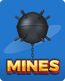 Mines — instant win title in the Bonu1 app lobby
