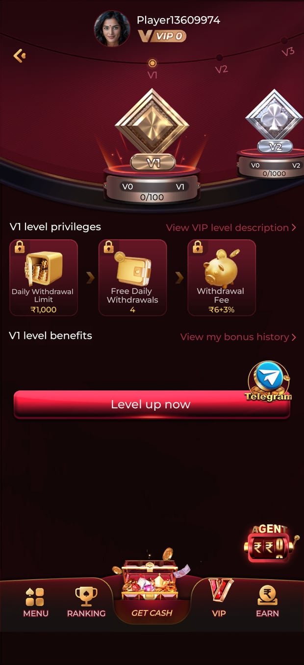 The Bonu1 app promotions screen, where bonus terms are published